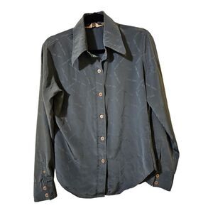 ESPRESSO BY CHESTNUT RIDGE "Coffee" Button Down Shirt - Size 16